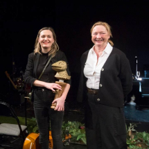 Iva Kopecká, dramaturgyně divadla MInor Praha a Simona Chalupová, předsedkyně Českého střediska UNIMA (foto Irena Vodáková)