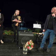 Simona Chalupová, předsedkyně Českého střediska UNIMA, Iva Kopecká, dramaturgyně divadla MInor Praha a Michal Drtina, člen předsednictva UNIMA (foto Irena Vodáková)