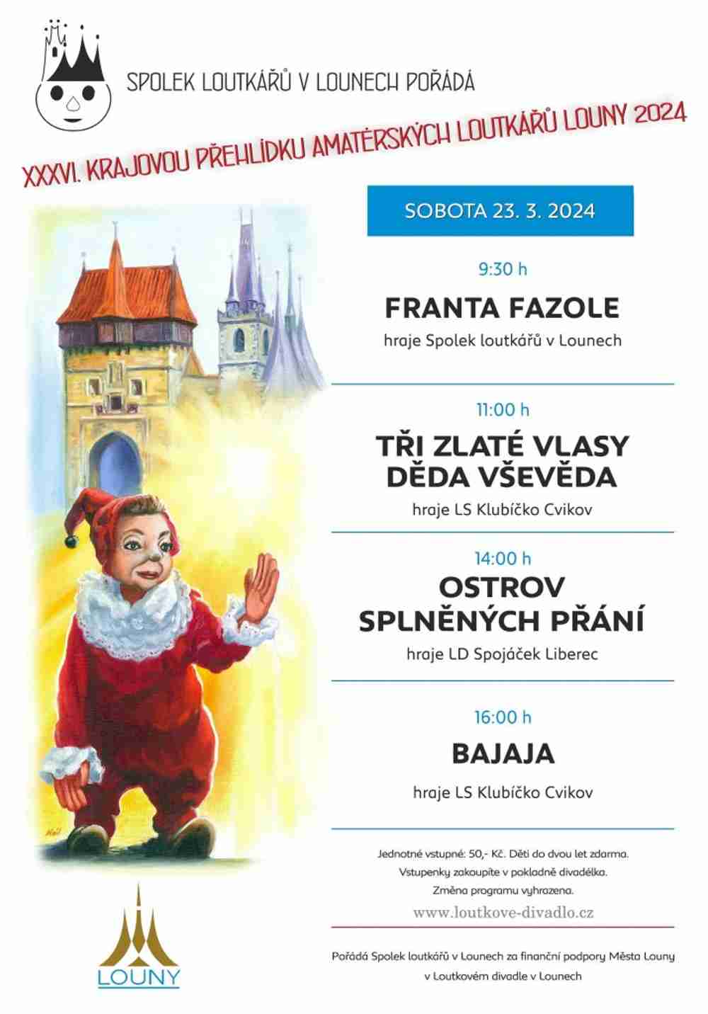 Loutkářská přehlídka Louny 2024