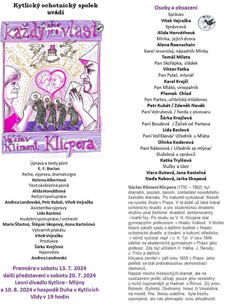 Kytlický ochotnický spolek / Každý něco pro vlast