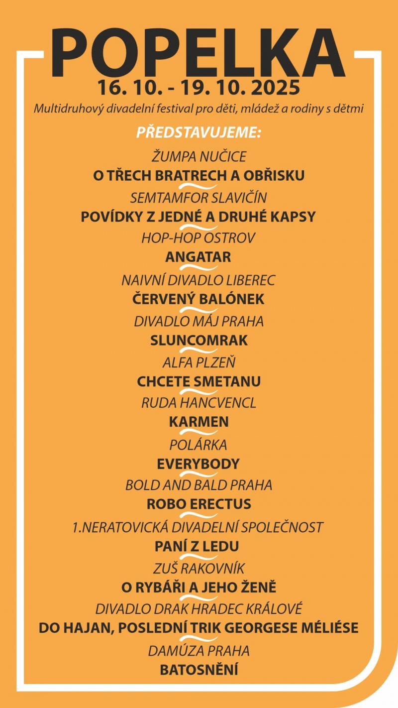 Popelka Rakovník 2025