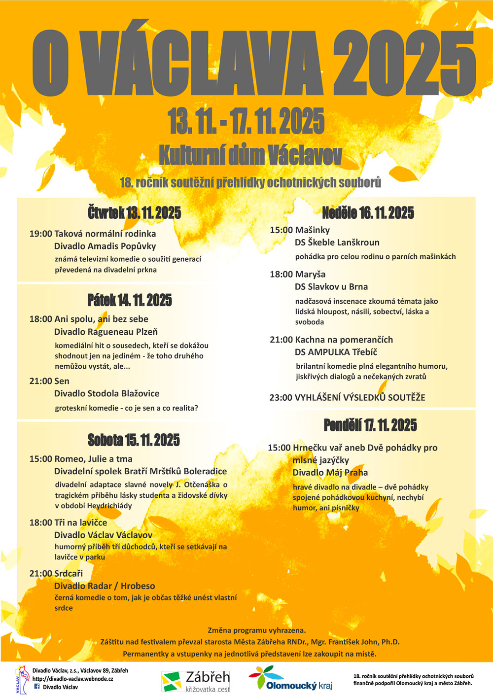 Festival O Václava z Václavova 2025