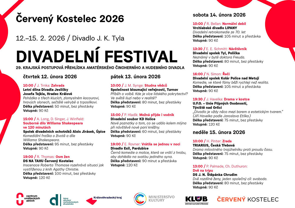 Červený Kostelec 2026