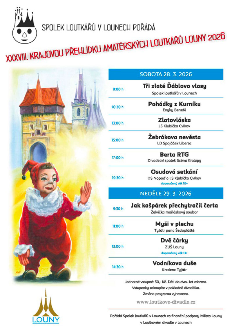 Loutkářská přehlídka Louny 2026